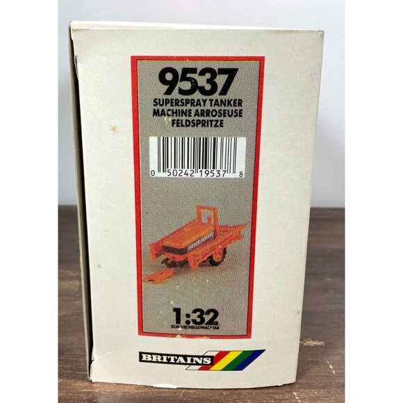 Britains SUPER-SPRAY TANKER Farm Implement #9537 Superspray Tractor Trailer 1:32 - Picture 4 of 9